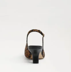 The Sling Back Pointed Pump in Leopard