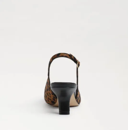 The Sling Back Pointed Pump in Leopard