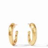 The Small Hammered Hoop in Gold