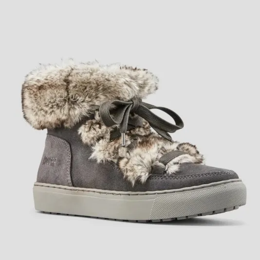 The Snow Hi-Top Sneaker in Pewter