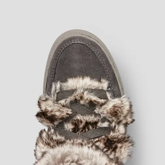 The Snow Hi-Top Sneaker in Pewter