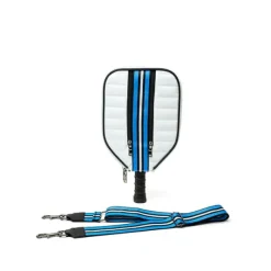 The Sporty Sleeve Pickle Racket Cover in White Patent
