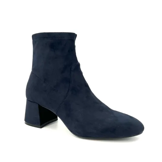 The Stretch Bootie with Inside Zip in Navy