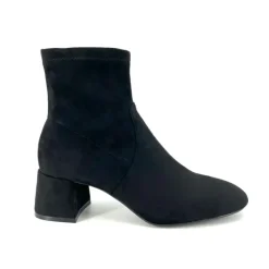 The Stretch Bootie with Inside Zip in Black