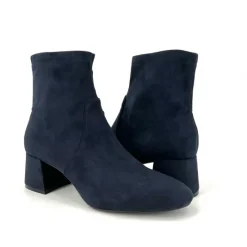The Stretch Bootie with Inside Zip in Navy