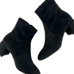 The Stretch Bootie with Inside Zip in Black