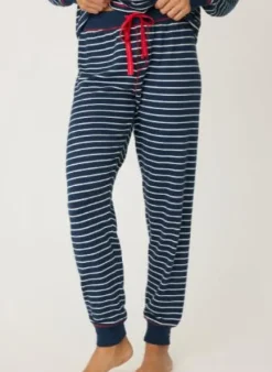 The Stripe Jogger in Midnight