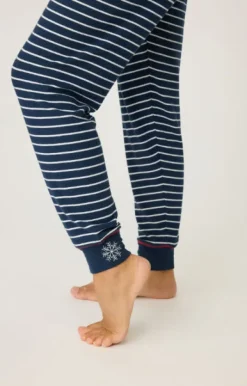 The Stripe Jogger in Midnight