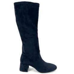 The Tall Stretch Knee Boot In Navy