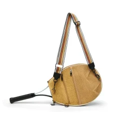 The Tennis Tote in Dune Raffia