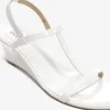 The T-Strap Perfect Wedge Sandal in White
