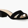 The Tubular Slide Sandal in Black