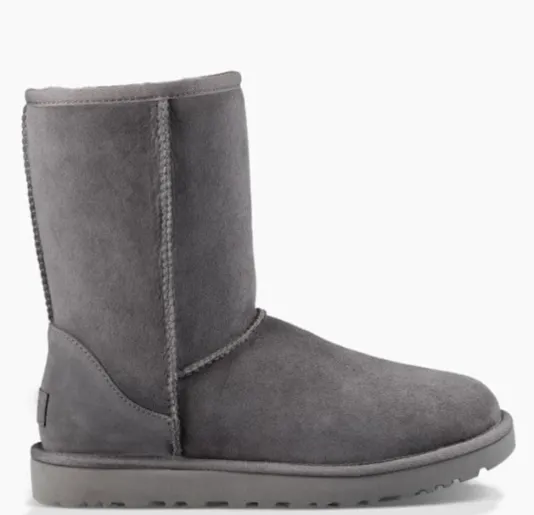 The Ugg Classic Short Boot in Gray