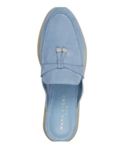 The Unlined Gum Sole Loafer Mule in Sky