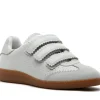 The Velcro Court Sneaker in White