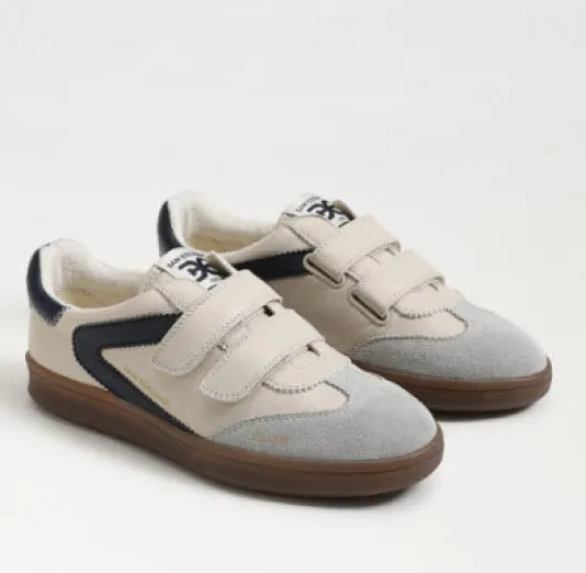 The Velcro Sneaker in Ivory Midnight