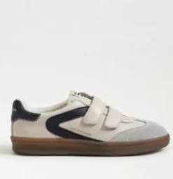 The Velcro Sneaker in Ivory Midnight
