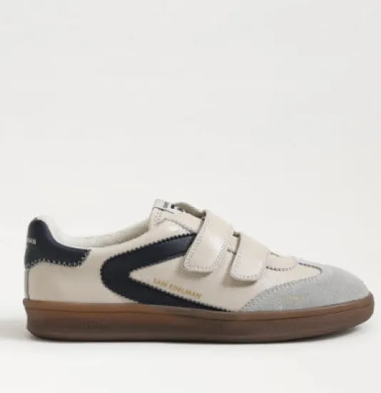 The Velcro Sneaker in Ivory Midnight