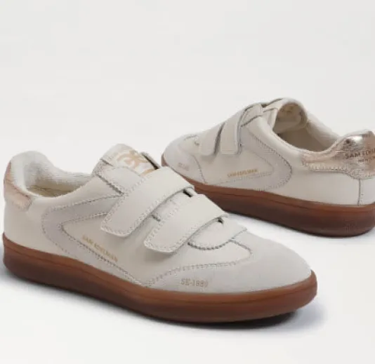 The Velcro Sneaker in Ivory White