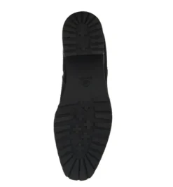 The Waterproof Side Zip Ankle Bootie in Black