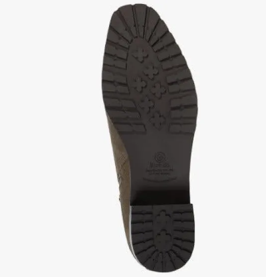 The Waterproof Side Zip Ankle Bootie in Dark Taupe