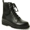 The Weatherproof Combat Boot in Black