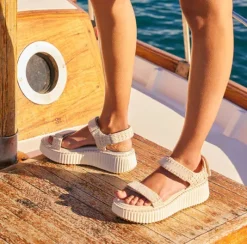 The Whipstitch Sport Sandal in Ivory