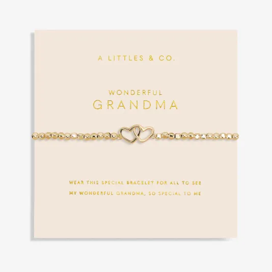 The Wonderful Grandma Bracelet in Gold