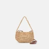 The Wooden Bead Shoulder Bag in Natural