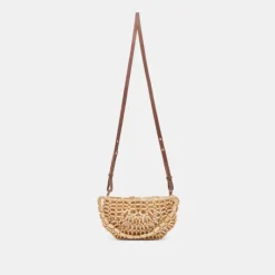 The Wooden Bead Shoulder Bag in Natural