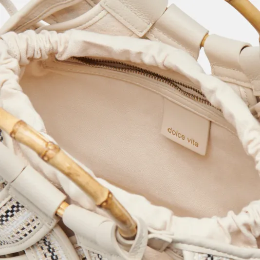 The Woven Satchel in Natural