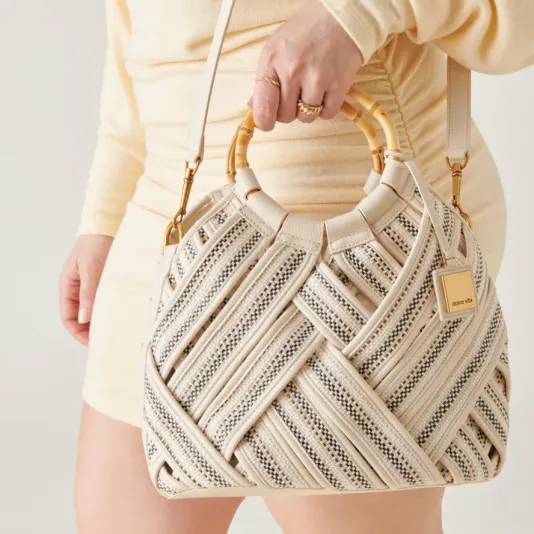 The Woven Satchel in Natural
